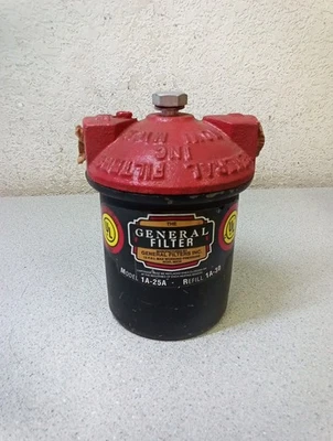 Filtro de óleo vintage General modelo 1A-25A - Imagem 1 de 4