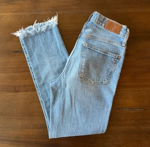 Madewell The Perfect Vintage Jeans High Rise Medium Wash Blau Raw Hem Gr. 26 - Bild 1 von 5