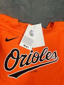 Baltimore Orioles Women’s Nike T-Shirt XS Classic Orange Genuine MLB Merchandise - Picture 1 of 8