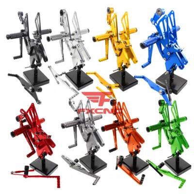 For Yamaha YZF R1 1998-2005 2006-2025 Motorcycle Rearset Footrest Footpegs Pegs - Image 1 of 4