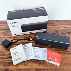 Sony h.ear go 2 SRS-HG10 Bluetooth Speaker Black Good Condition From Japan Used - Picture 1 of 12
