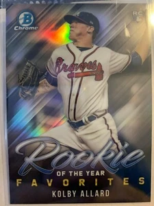 Kolby Allard - 2019 Bowman Chrome ROTF-9 Rookie RC - Insert Atlanta Braves - Picture 1 of 2