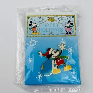Disney's Holiday Mickey Mouse Pin - Disney Family Holiday Party 2001 - Picture 1 of 2