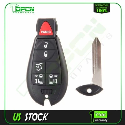Llavero de coche con control remoto de entrada sin llave para Chrysler Town & Country 2008-2016 Foto 1 de 4