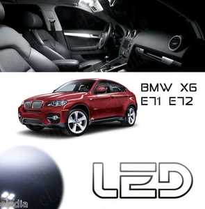 Para BMW E71 E72 X6 13 Bombillas LED Cabina Luz Techo Suelos Pies Maletero - Imagen 1 de 7