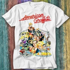 American Graffiti 70s Retro Movie Poster T Shirt Top Tee 322 - Picture 1 of 2