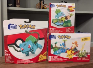 MEGA Pokemon Bundle Bulbasaur, Forest Fun, Kanto Region Team (je 1 Stück) - Bild 1 von 1