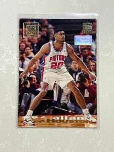 1993-94 Topps Stadium Club Allan Houston Rookie 1st Day Issue #247 First RC - Picture 1 of 2