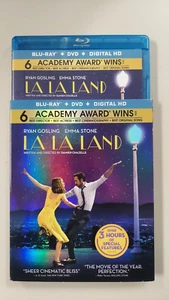 La La Land (Blu-ray/DVD 2016) Slipcover Included Ryan Gosling Emma Stone Musical - Afbeelding 1 van 7