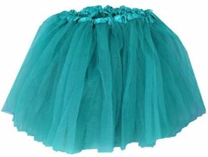 Girls Child Green Ballet Tutu 3 Layer Soft Tulle - Picture 1 of 1