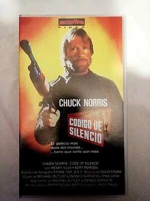 Code Of Silence Chuck Norris VHS Henry Silva Tape Action Time Video Film - Image 1 of 4