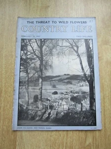 COUNTRY LIFE Magazine February 28 1957 cover West Marsden Lady Zinnia Dennison - Picture 1 of 6