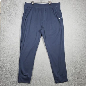 Tommy Bahama Pantalone Uomo Taglia XL Blu Navy Performance Joggers Elasticizzato Leggero - Foto 1 di 10