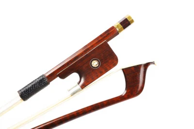 New 4/4 Cello Bow Snakewood Cello Bows Full Size Natural Bow Hair Letterwood - Image 1 of 4