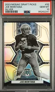 2023 Panini Mosaic Draft Picks โ Joe Montana โ SILVER โ ๐ MINT PSA 10 โ pop 1 - Picture 1 of 3