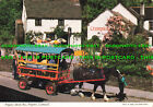 L224913 Cornwall. Polperro. Polperro Horse Bus. A Typical Street. John Hinde Ltd