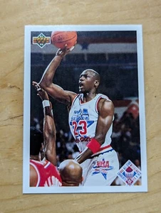 Michael Jordan 1991/92 Upper Deck Baloncesto All Star Lista de verificación #48 NrMt - Imagen 1 de 6