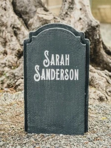 H- Sarah Sanderson gravestone tombstone. LED Illuminated with 20 color options. - Picture 1 of 12