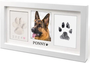 Extra Large Pet Paw Print Frame Kit with Customization Tool and Ink Pad - Picture 1 of 7
