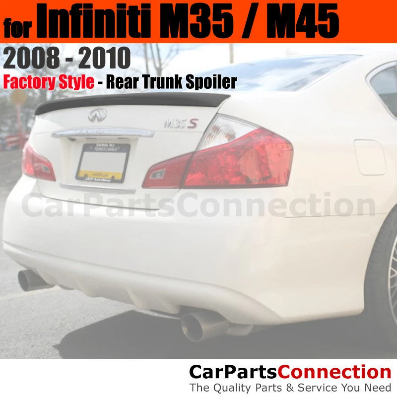 Alerón trasero de maletero ABS para Infiniti M35 M45 2008-2010 montaje empotrado Foto 1 de 1