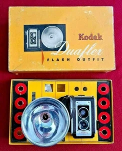 Vintage Kodak Duaflex II Flash Outfit - 640 Film Camera with Kodet Lens UNTESTED - Picture 1 of 9