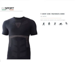 Maglia Traspirante Ciclismo Traforata intimo Tecnico Vivasport Multisport T-Shir - Imagen 1 de 4