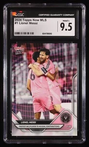 Lionel Messi 2024 Topps Now MLS #1 (CGC 9.5) - Picture 1 of 2