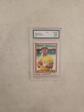 1981 Donruss #119 Rickey Henderson Graded GEM MINT 10 - 2nd Year Card - Oakland 