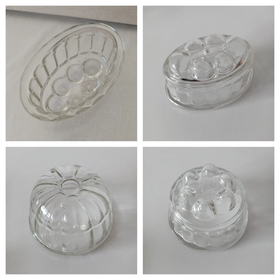 Molde de gelatina de vidrio Blancmange vintage - una elección de 4 diseños y tamaños Foto 1 de 1