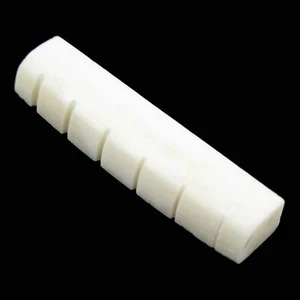 1x Guitar Nut Bone Slotted 43MM For Gibson Les Paul Epiphone or Similar - Picture 1 of 4