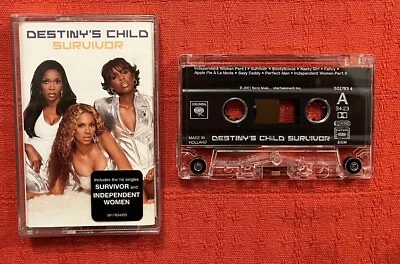DESTINY'S CHILD - CASSETTE TAPE WITH STICKERS - SURVIVOR - Image 1 of 4