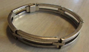 Schweres Gliederarmband Sterlingsilber aus Mexiko + - Bild 1 von 4