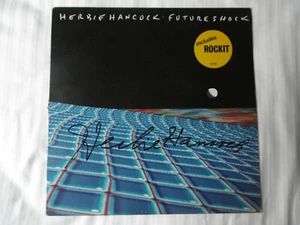 Herbie Hancock Autogramm signed LP-Cover Vinyl "Future Shock" - Picture 1 of 1