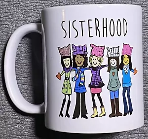 Tazza da tè caffè personaggi dei cartoni animati colorati Sisterhood 10 oz. - Spedizione GRATUITA - Foto 1 di 15