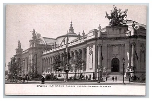 París Francia Campos Elíseos Carruaje Gran Palacio UNP 1908c - Imagen 1 de 2