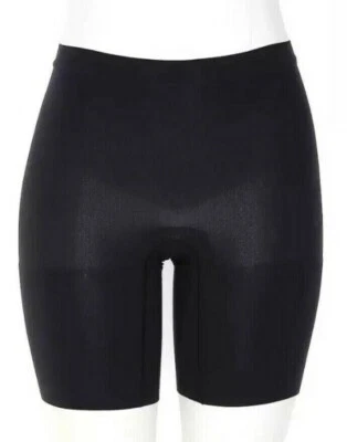 Modelador Spanx Feminino Power Short Coxa Média Sem Costura Preto Tamanho Pequeno - Imagem 1 de 3