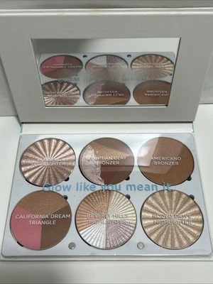 OFRA On The Glow Professional Makeup Highlighting And Bronzing Palette Made USA - Image 1 of 4