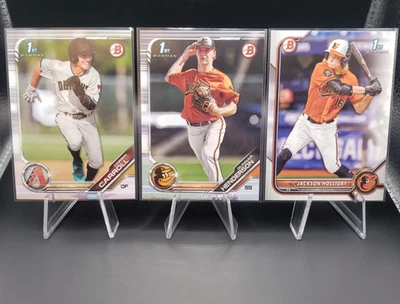 2019/2020 1st Bowman Draft Corbin Carroll, Gunnar Henderson, Jackson Holliday - Image 1 of 4