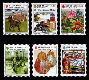 JUEGO DE 6 ISLA DE HOMBRE 2024 PEQUEÑA ISLA DE LAS MARAVILLAS MNH - Imagen 1 de 1