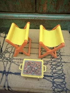 Barbie Camp Out Zubehör Set Lagerstühle und Grill - Bild 1 von 8