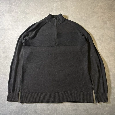 Smartwool Sweater Mens Large Merino Wool Blend 1/2 Zip Ripple Ridge - Image 1 of 4