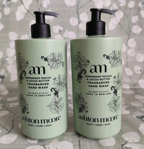 Ashton & Moore Hand Wash - Peppermint Mocha & Cocoa Butter - 2 X 750ml - UK Made - Picture 1 of 5