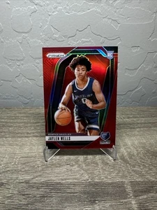 2024-25 Panini Prizm Jaylen Wells Red Rookie RC/299 #239 Memphis Grizzlies - Foto 1 di 1