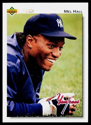 1992 Upper Deck - Mel Hall #291 - New York Yankees - Image 1 of 2