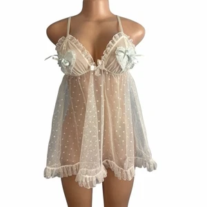 Victoria's Secret Damen Vintage "I Do" Braut Babydoll Größe Small  - Bild 1 von 9