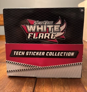 Pokemon White Flare SV10.5 3-Pack Tech Sticker Collection w/ Display 12 Count - Picture 1 of 11