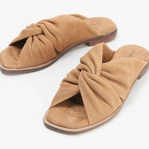 Kelsi Dagger Twist Leather Knot Sandals Size 6.5 - Picture 1 of 8