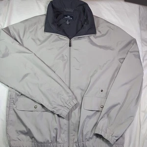 Men Dockers Golf Lightweight Nylon Jacket Windbreaker XLT Tall Hideaway Hood - Picture 1 of 13