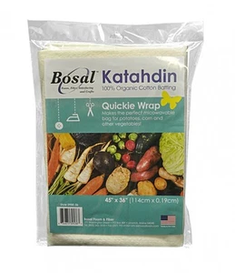 395K-36 Katahdin 100% Organic Cotton Batting - 45in x 36in - Picture 1 of 1