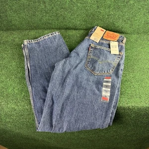 Levis 550 Blue Jeans Relaxed Fit Herren 33x32 Tapered Leg Denim Light Wash Neu mit Etikett - Bild 1 von 12